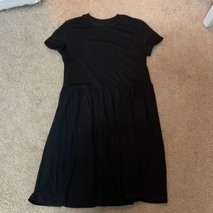Black mini dress